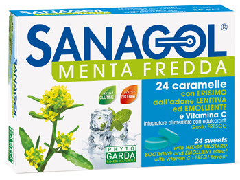 SANAGOL MENTA FREDDA 24 CARAMELLE - Farmacia Dott. Pasquale Russo