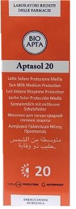 APTASOL 20 LATTE PROTEZIONE MEDIA 125 ML - Farmacia Dott. Pasquale Russo