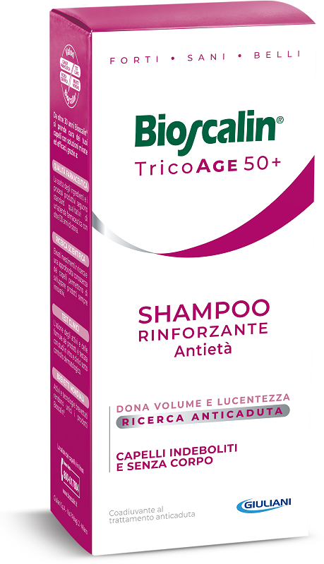 BIOSCALIN TRICOAGE SHAMPOO RINFORZANTE ANTIETA' 200 ML - Farmacia Dott. Pasquale Russo