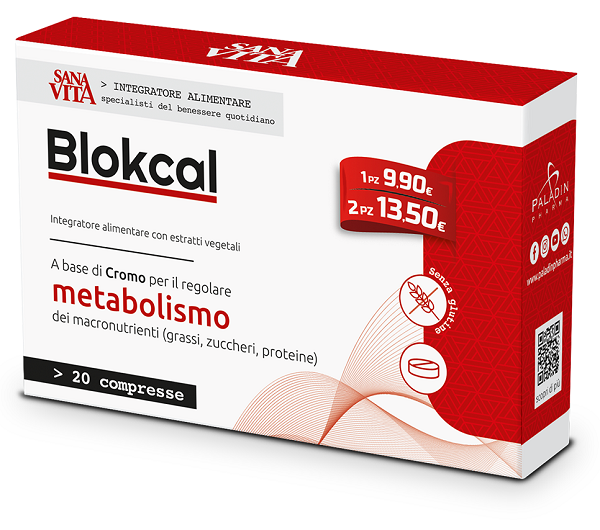 SANAVITA BLOKCAL 20 COMPRESSE - Farmacia Dott. Pasquale Russo