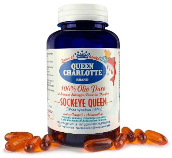 OLIO PURO SALMONE SELVAGGIO ROSSO 120 CAPSULE - Farmacia Dott. Pasquale Russo