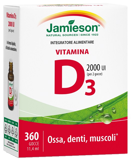 JAMIESON VITAMINA D GOCCE 11,4 ML - Farmacia Dott. Pasquale Russo