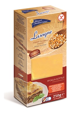 PIACERI MEDITERRANEI PASTA FARINA MAIS LASAGNE 250 G - Farmacia Dott. Pasquale Russo