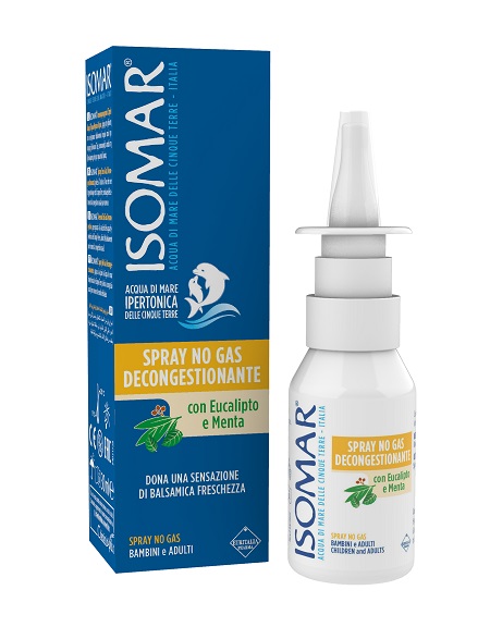 ISOMAR SOLUZIONE ACQUA MARE NASO IPERTONICA NASO SPRAY DECONGESTIONANTE 30 ML - Farmacia Dott. Pasquale Russo