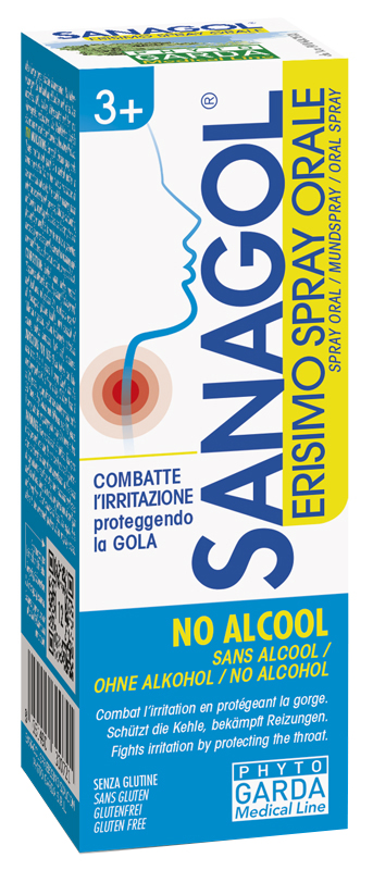 SANAGOL SPRAY ERISIMO SENZA ALCOOL 20 ML - Farmacia Dott. Pasquale Russo