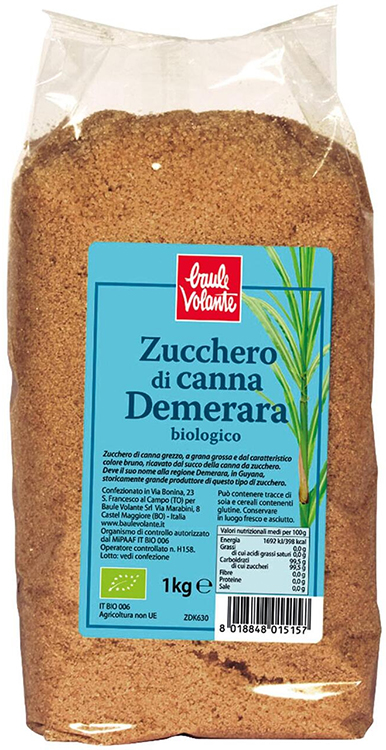 ZUCCHERO CANNA DEMERARA  1000 G - Farmacia Dott. Pasquale Russo