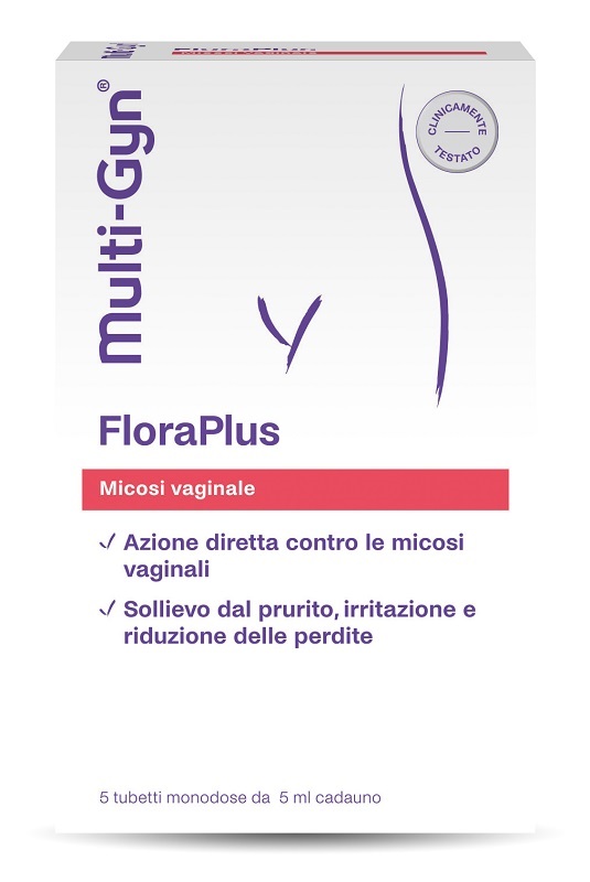 FLORAPLUS MULTI-GYN CANDIDOSI VAGINALE 5 TUBETTI X 5 ML - Farmacia Dott. Pasquale Russo