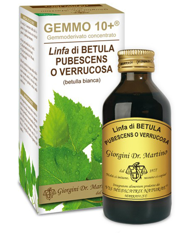 GEMMO 10+ BETULLA B LINFA 100 ML LIQUIDO ANALCOLICO - Farmacia Dott. Pasquale Russo