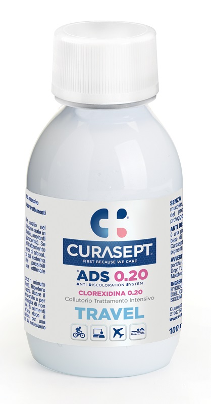 CURASEPT COLLUTORIO 0,20 ADS TRAVEL 100 ML - Farmacia Dott. Pasquale Russo