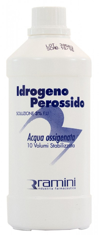 PEROSSIDO D'IDROGENO FU SOLUZIONE 3% 10 VOLUMI 200 ML - Farmacia Dott. Pasquale Russo