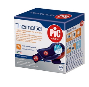 THERMOGEL CUSCINO TERAPIA CALDO FREDDO 10X26 CM CON FASCIA ELASTICA - Farmacia Dott. Pasquale Russo