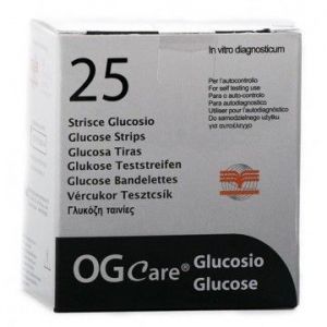 STRISCE MISURAZIONE GLICEMIA OGCARE 25 PEZZI - Farmacia Dott. Pasquale Russo