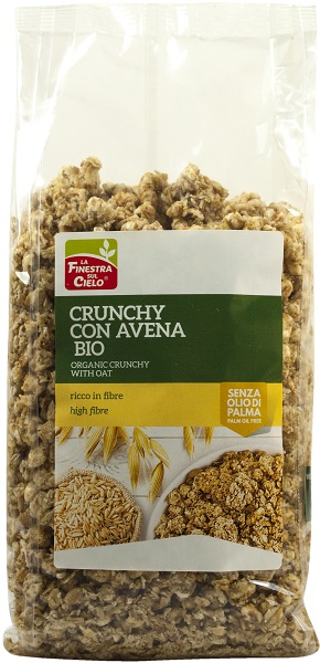 FSC CRUNCHY CON AVENA BIO AD ALTO CONTENUTO DI FIBRE CON OLIO DI GIRASOLE SENZA OLIO DI PALMA 375 G - Farmacia Dott. Pasquale Russo
