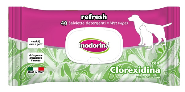 SALVIETTE CLOREXIDINA INODORINA 40 PEZZI - Farmacia Dott. Pasquale Russo