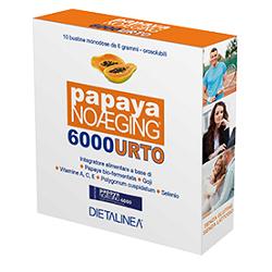 DIETALINEA PAPAYA NOAGING 6000 10 BUSTINE MONODOSE 6 G ASTUCCIO 60 G - Farmacia Dott. Pasquale Russo