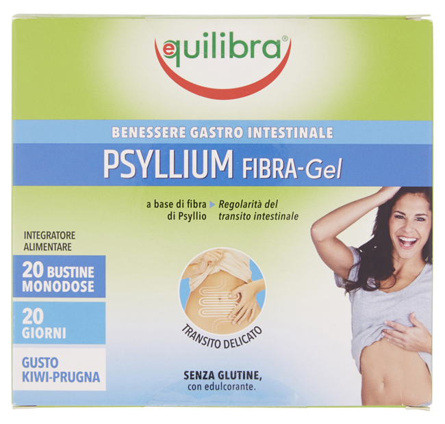 PSYLLIUM FIBRA GEL GUSTO KIWI PRUGNA 20 BUSTINE MONODOSE - Farmacia Dott. Pasquale Russo