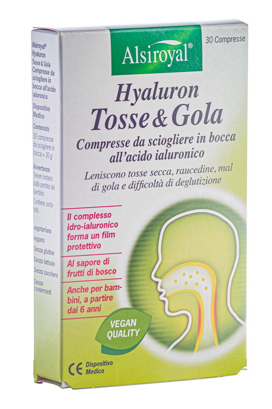 HYALURON TOSSE & GOLA 30 COMPRESSE N - Farmacia Dott. Pasquale Russo