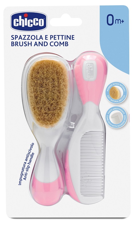 CHICCO SPAZZOLA + PETTINE ROSA - Farmacia Dott. Pasquale Russo