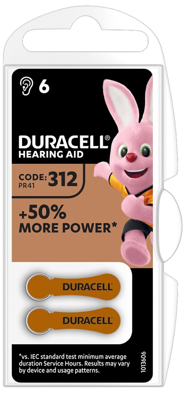 DURACELL EASY TAB 312 MARRONE BATTERIA PER APPARECCHIO ACUSTICO - Farmacia Dott. Pasquale Russo