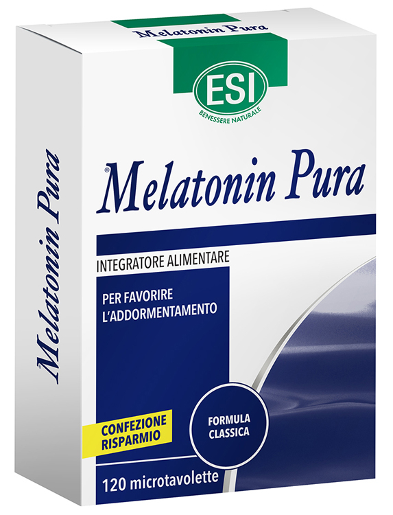 ESI MELATONIN PURA 120 MICROTAVOLETTE - Farmacia Dott. Pasquale Russo
