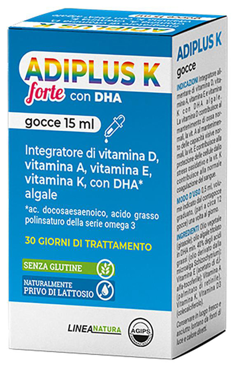 ADIPLUS K FORTE CON DHA GOCCE FLACONCINO 15 ML - Farmacia Dott. Pasquale Russo