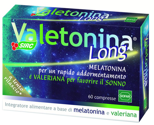 VALETONINA LONG 60 COMPRESSE ASTUCCIO 18 G - Farmacia Dott. Pasquale Russo