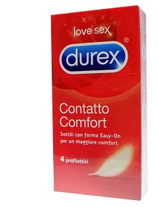 PROFILATTICO DUREX CONTATTO COMFORT 4 PEZZI - Farmacia Dott. Pasquale Russo