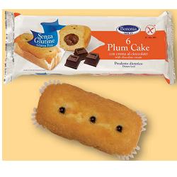 BONONIA PLUMCAKE CREMA CIOCCOLATO SENZA GLUTINE 6 X 45 G - Farmacia Dott. Pasquale Russo