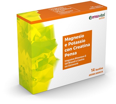 MAGNESIO E POTASSIO CON CREATINA ARANCIA PENSA 14 BUSTINE - Farmacia Dott. Pasquale Russo