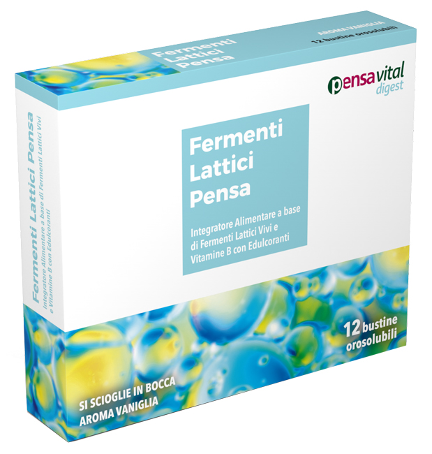 FERMENTI LATTICI VIVI E VITAMINE B 12 VANIGLIA BUSTINE OROSOLUBILI - Farmacia Dott. Pasquale Russo