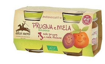 OMOGENEIZZATO PRUGNA E MELA BABY FOOD BIO 2 X 80 G - Farmacia Dott. Pasquale Russo