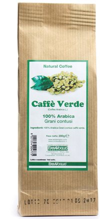 CAFFE' VERDE  GRANI CONTUSI 200 G - Farmacia Dott. Pasquale Russo