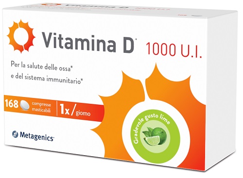 VITAMINA D 1000 UI 168 COMPRESSE MASTICABILI - Farmacia Dott. Pasquale Russo