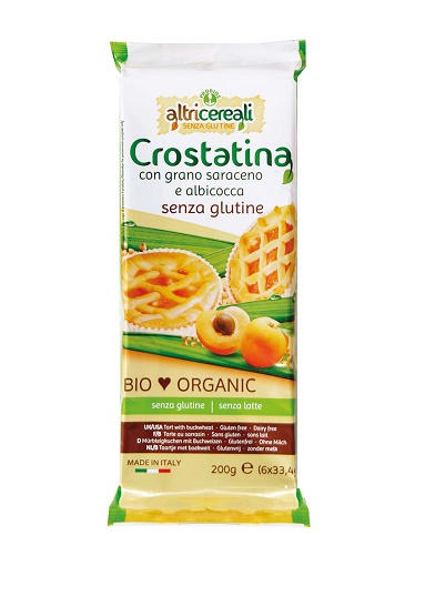 ALTRICEREALI CROSTATINA GRANO SARACENO E ALBICOCCA 6 X 33,5 G - Farmacia Dott. Pasquale Russo