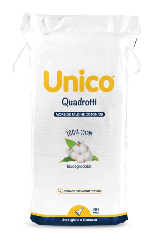 UNICO QUADROTTI 100% COTONE 60 PEZZI - Farmacia Dott. Pasquale Russo