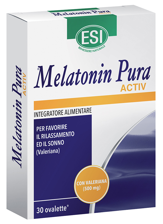 ESI MELATONIN PURA ACTIV 30 OVALETTE - Farmacia Dott. Pasquale Russo