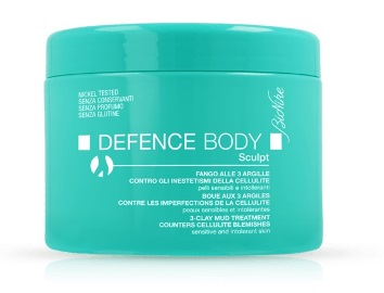 DEFENCE BODY ANTICELLULITE FANGO ALLE 3 ARGILLE VASO 500 G - Farmacia Dott. Pasquale Russo