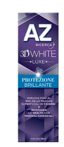 DENTIFRICIO AZ 3D WHITE LUXE PROT BRILLANTE 75 ML - Farmacia Dott. Pasquale Russo