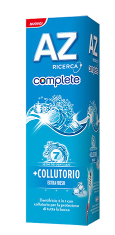 DENTIFRICIO AZ COMPLETE EXTRA FRESH + COLLUTORIO 75 ML - Farmacia Dott. Pasquale Russo