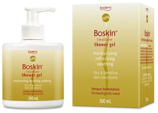BOSKIN DOCCIA GEL EMOLLIENTE CUOIO CAPELLUTO E PELLE 300 ML - Farmacia Dott. Pasquale Russo