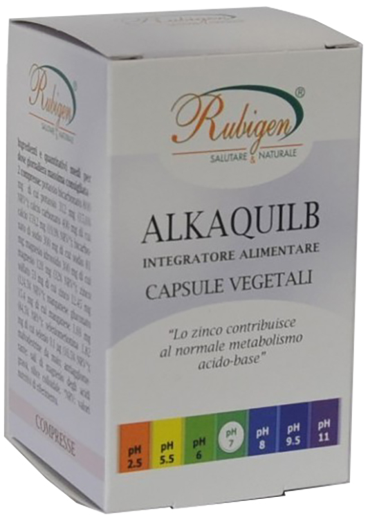RUBIGEN ALKAQUILIB INTEGRATORE EQUILIBRIO ACIDO-ALCALINO 60 COMPRESSE - Farmacia Dott. Pasquale Russo