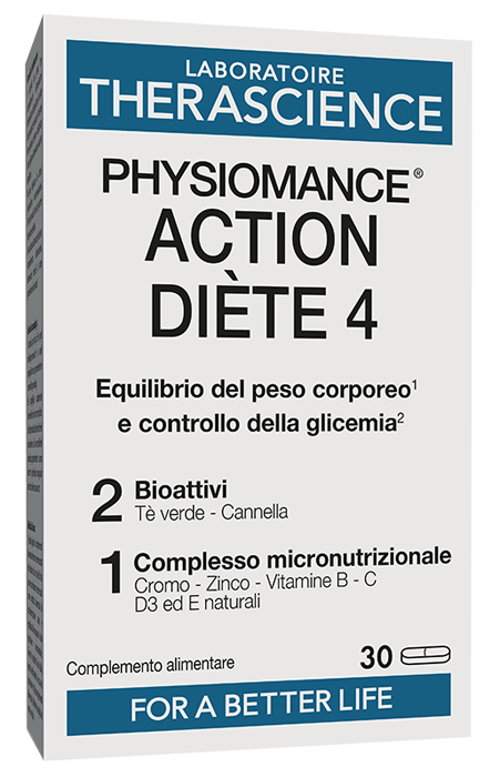 PHYSIOMANCE ACTION DIETE 4 30 COMPRESSE - Farmacia Dott. Pasquale Russo