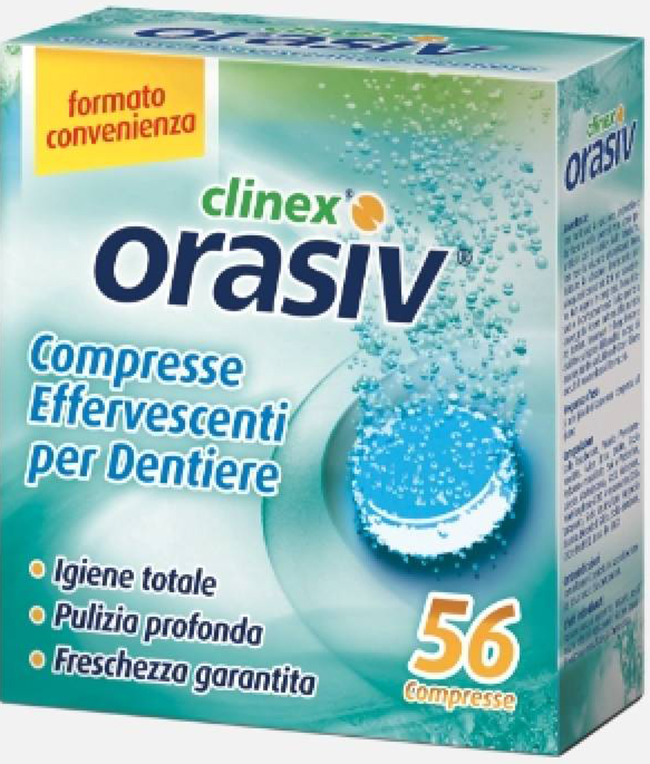 ORASIV CLINEX 56 COMPRESSE EFFERVESCENTI - Farmacia Dott. Pasquale Russo