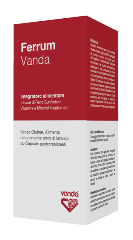 FERRUM VANDA 60 CAPSULE - Farmacia Dott. Pasquale Russo