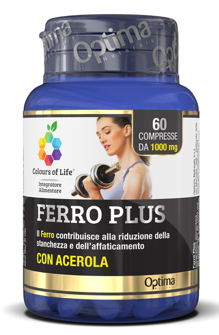 COLOURS OF LIFE FERRO PLUS 60 COMPRESSE 1000 MG - Farmacia Dott. Pasquale Russo