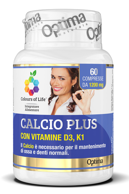 COLOURS OF LIFE CALCIO PLUS 60 COMPRESSE 1200 MG - Farmacia Dott. Pasquale Russo