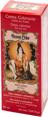 HENNE NUANCE ACAJOU ROSSO MOGANO CREMA HENNE COLOR CREMA COLORANTE PRONTA ALL'USO - Farmacia Dott. Pasquale Russo