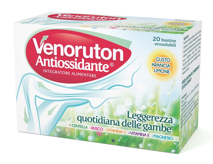 VENORUTON ANTIOSSIDANTE 20 BUSTINE OROSOLUBILI MONODOSE - Farmacia Dott. Pasquale Russo