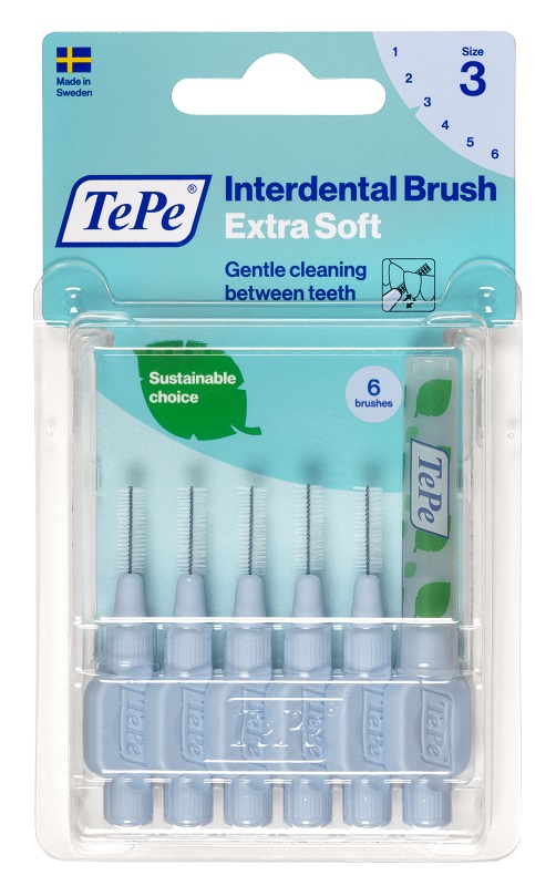TEPE SCOVOLINO XSOFT BLU 0,6 MM 6 PEZZI - Farmacia Dott. Pasquale Russo
