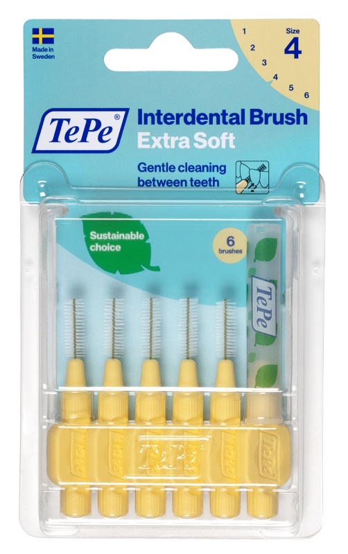 TEPE SCOVOLINO XSOFT GIALLO 0,7MM 6 PEZZI - Farmacia Dott. Pasquale Russo